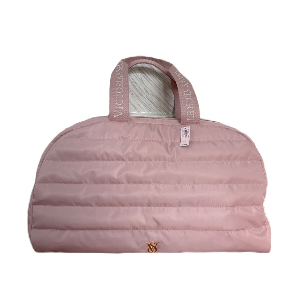 Victoria's Secret quilted duffle bag pink - Picture 2 of 15
